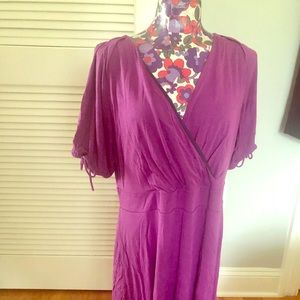 Lovely purple jersey dress